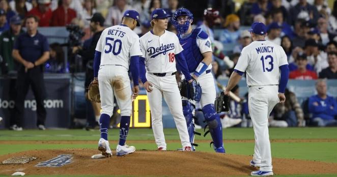 Yoshinobu Yamamoto and Dodgers quickly lose control in NLDS Game 3 loss