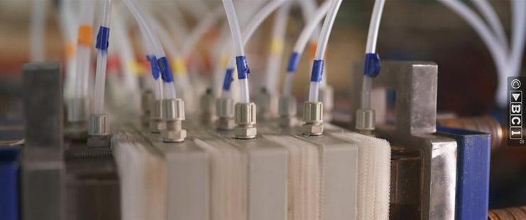 Zoutwater batterij van Aquabattery