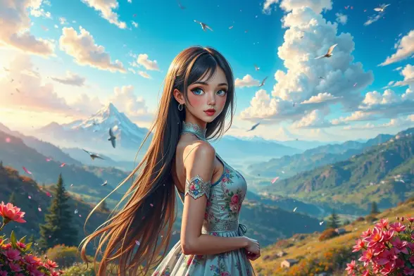 Prompt:  young woman, beautiful face, standing, great body, gorgeous figure, long legs, pretty eyes, long hair, learns AutoLISP / Visual LISP programming language, beautiful background, magnificent scenery, Timur Novikov style, HD, sharp focus, stunningly beautiful, anime artwork, anime style, key visual, vibrant, studio anime, highly detailed

Negative prompt: photo, deformed, black and white, realism, disfigured, low contrast, extra eyes, bad eyes, ugly eyes, imperfect eyes, deformed pupils, deformed iris, cross-eyed, poorly drawn face, bad face, fused face, ugly face, worst face, unrealistic skin texture, out of frame, poorly drawn hands, cloned face, double face, blurry, bad quality

Text model: gemma3

Image model: Shuttle3Diffusion