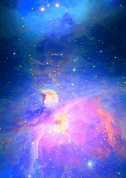 The Orion Nebula (M42), Visible Spectrum by the Subaru Telescope