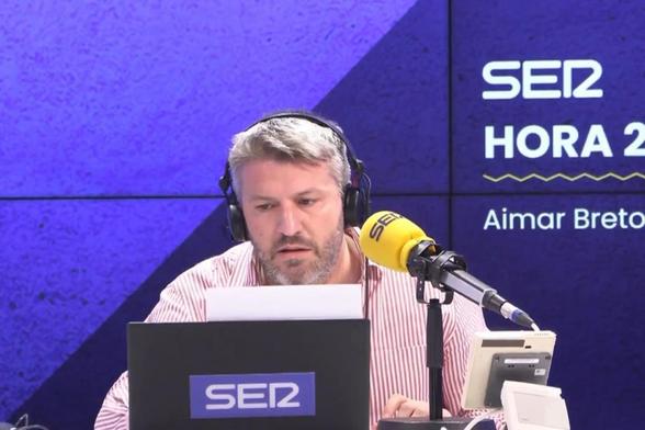 Aimar Bretos en Hora 25, Cadena SER (X: @Hora25)