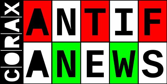 Der Schriftzug "Antifanews" mit teils bunt gefärbten Kacheln pro Buchstabe.