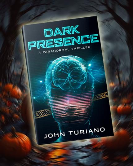 Paranormal mind book cover on pumpkin background