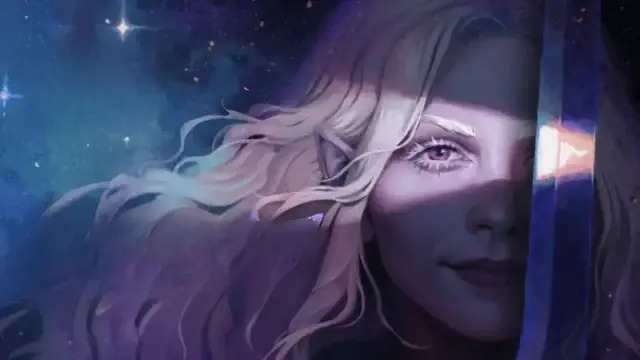 Official art from the new novel "the Finest Edge of Twilight," featuring the dark elf warrior Breezy Do'Urden.