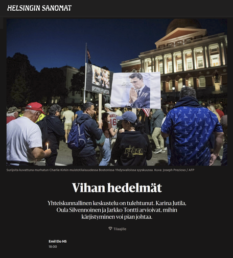 Vihan hedelmät

Yhteiskunnallinen keskustelu on tulehtunut. Karina Jutila, Oula Silvennoinen ja Jarkko Tontti arvioivat, mihin kärjistyminen voi pian johtaa.

Tilaajille

HS 2025-1009 >> https://www.hs.fi/visio/art-2000011520502.html