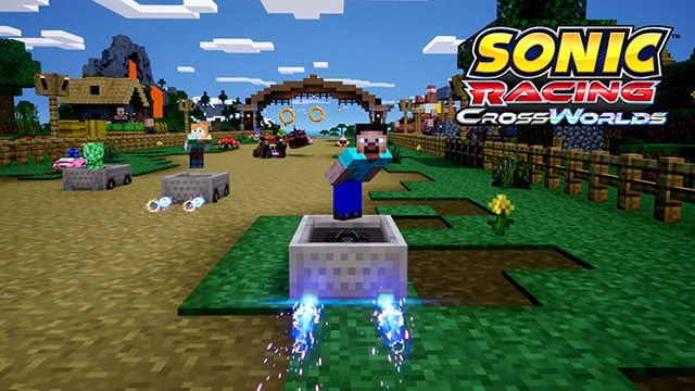 有償DLC第1弾『マインクラフト』配信開始！ー『ソニックレーシング クロスワールド』｜セガ SEGA