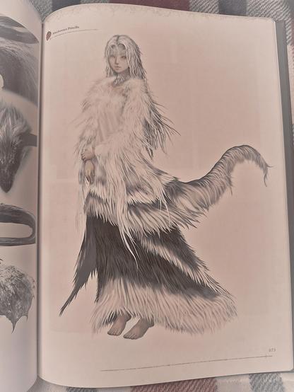 Artwork des optionalen Darksouls Boss: Mischwesen Priscilla