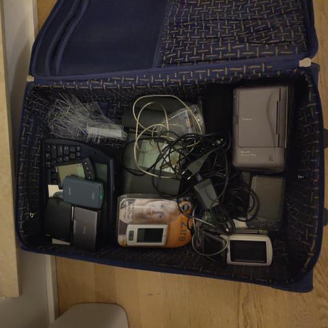Suitcase full of pda