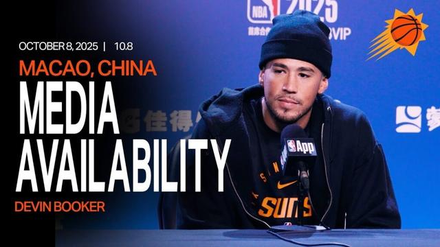 Devin Booker Macao, China Media Availability | Phoenix Suns | Talks the experience, team, and more
