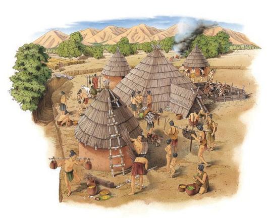 Prehistoric Chinese farming village
