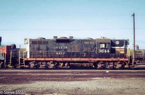 Southern Pacific subsidiary Cotton Belt (SSW) 3644 in Indio, CA