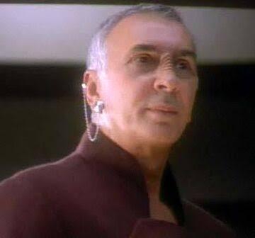 Frank Langela as Bajoran Minister Jaro on Star Trek Deep Space Nine.