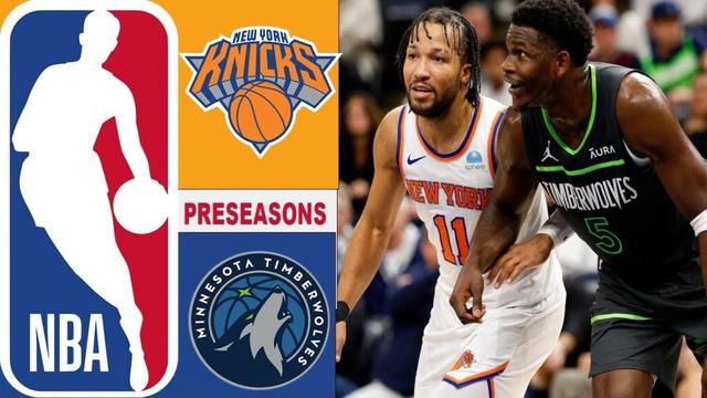 Minnesota Timberwolves Vs New York Knicks Full Game Highlights Oct 9, 2025  NBA  Preseason