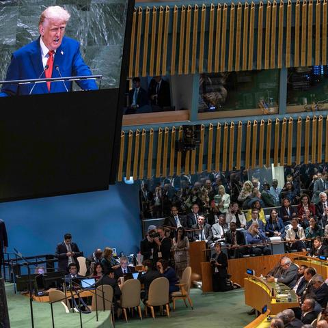 President Trump used his speech to world leaders at the United Nations General Assembly last month to list his diplomatic achievements, and downplay that he cared about the prize.