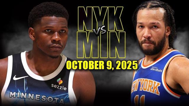 New York Knicks vs Minnesota Timberwolves Full Game Highlights - October 9, 2025 | NBA Preseason