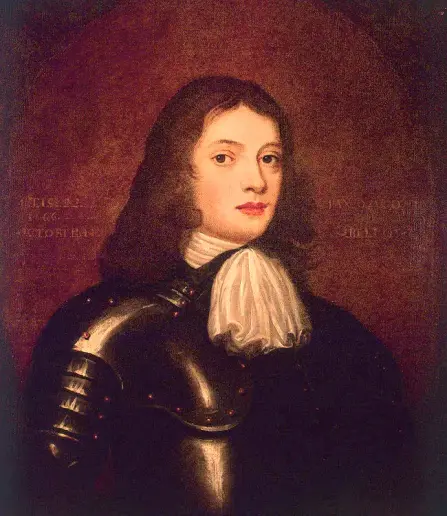 A 1666 portrait of William Penn at age 22.