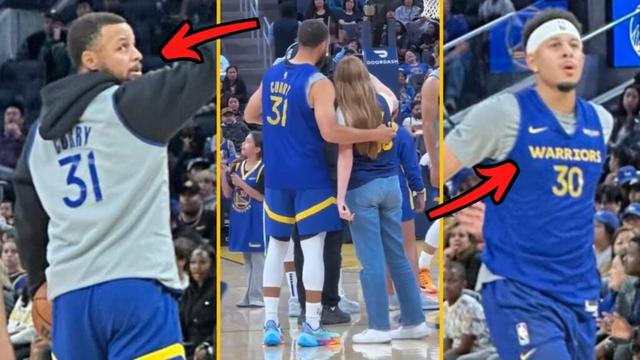 Steph Curry & Seth Curry Swapping Jersey Numbers During Golden State Warriors Open Practice 2025!