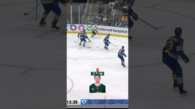 Marco Rossi goal 5 on the night #marcorossi #mnwild #nhl