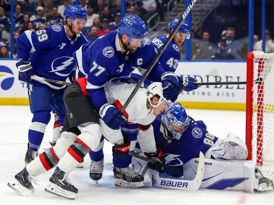 Senators' Shane Pinto plays the role of hero in win over Tampa Bay Lightning