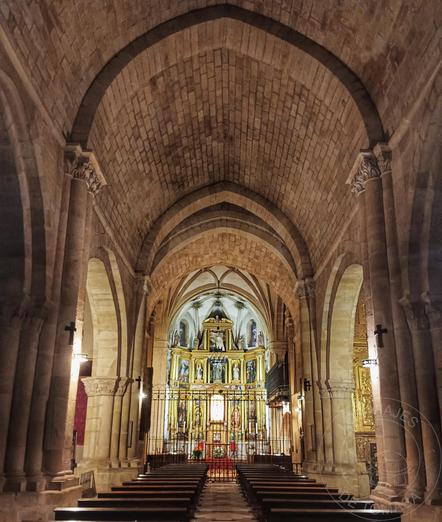 Interior de la iglesia de Santo Domingo, Soria