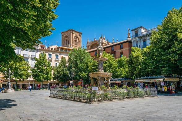 Una plaza de Granada. (Getty Images)