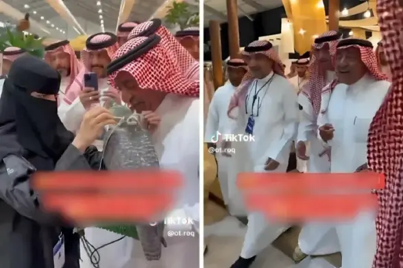 صحيفة المرصد - "أنشد عنتس طول هالدنيا ماشاء الله كبرتي غديتي مرة".. بالفيديو.. ردة فعل الأمير مقرن بن عبدالعزيز عندما رأى فتاة تحمل صقر في معرض الصقور الدولي