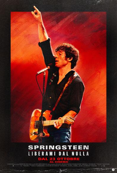Poster italiano di "Springsteen Liberami dal Nulla" di Scott Cooper con Jeremy Allen White