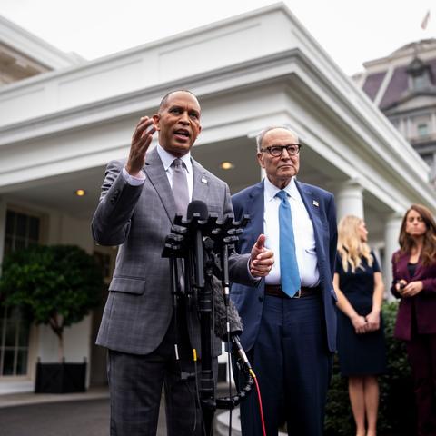 To try to extend health insurance subsidies that are set to expire, congressional Democrats, led by Representative Hakeem Jeffries and Senator Chuck Schumer, are employing a tactic that has long been used by both parties.