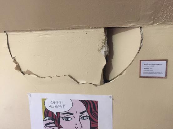 bigass hole in the drywall