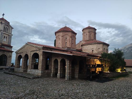 The orthodox church inside the Sveti Naum Monastery.