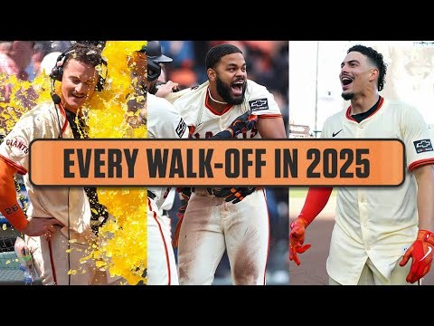2025年のすべてのジャイアンツのウォークオフ
