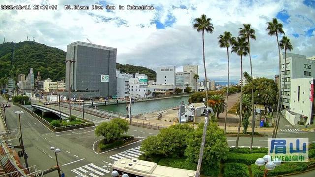 【LIVE配信】眉山ライブカメラ（徳島県徳島市）/Mt. Bizan in Tokushima Japan - Live Cam