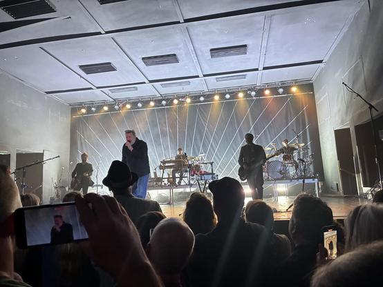Elbow on stage tonight in Salt Lake. A very enjoyable performance.