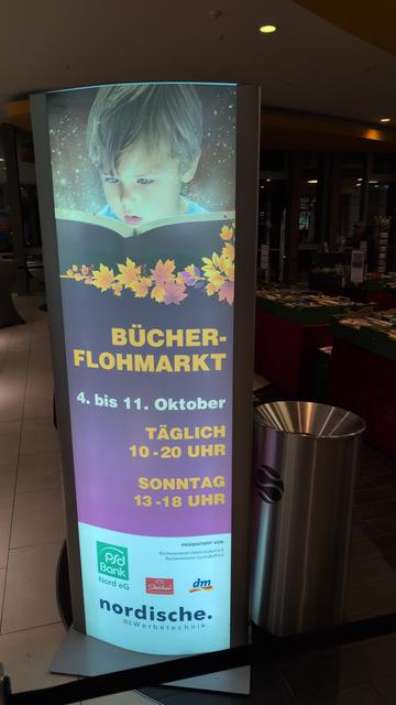 Bücherflohmarkt
4.-11. oktober

10-20 Uhr