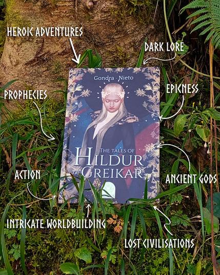 A photograph of 'The Tales of Hildur of Greikar' in its natural habitat.
