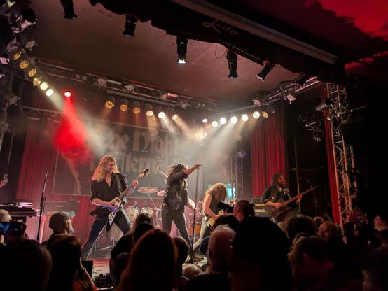 Photograph of The Night Eternal on stage @ Lido, Berlin