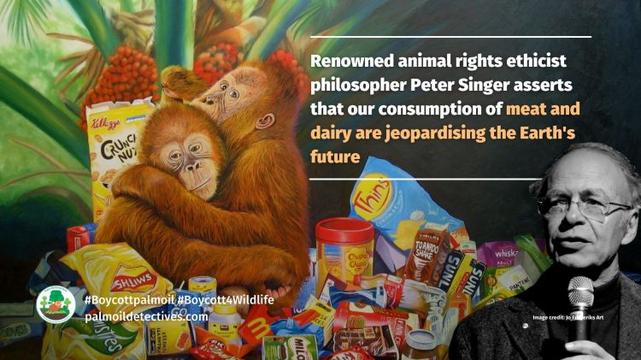 Singer - We are gambling with the future of our planet for hamburgers