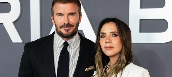 David Beckham y Victoria Beckham en la premiere mundial de su documental de Netflix en Londres, 8 de octubre de 2025. / Samir Hussein