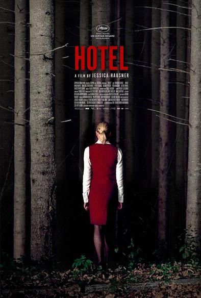 Póster para Hôtel, película de 2004 dirigida por Jessica Hausner.