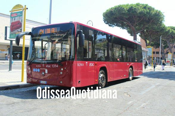 Autobus Atac deviazione linea urbana durante i lavori sul cavalcavia di via delle Calle