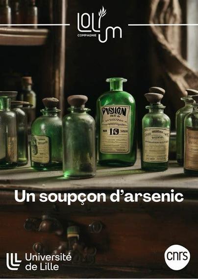 Affiche 2025 du spectacle "Un soupçon d'arsenic"