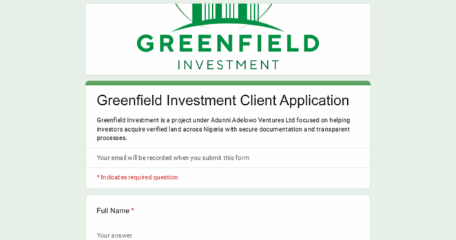 Invest in Verified Land in Nigeria
