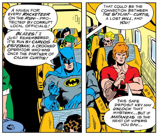 70s Batman flies commercial.  The meal selection is lasagna or fish.