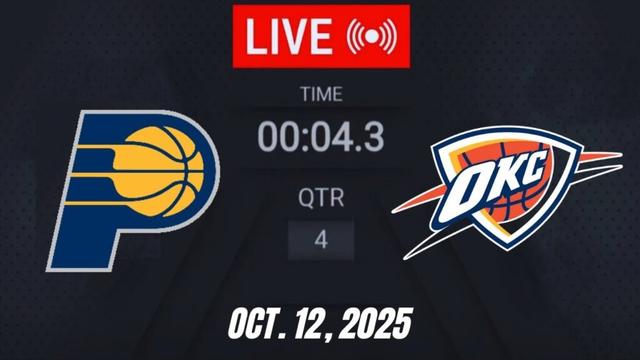 NBA LIVE! Oklahoma City Thunder vs Indiana Pacers I NBA 2K26 October 12, 2025