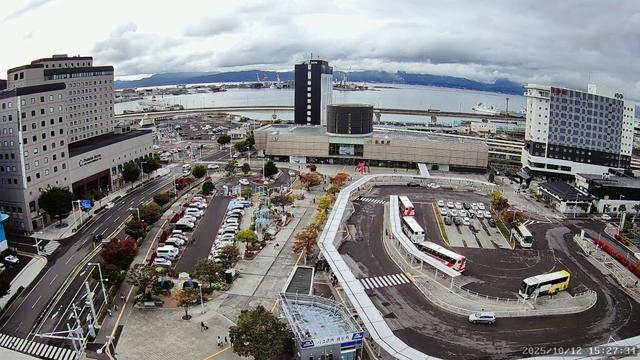 【Live-Japan】函館駅前ライブカメラ① #函館 #HAKODATE #函館湾 #JR函館駅