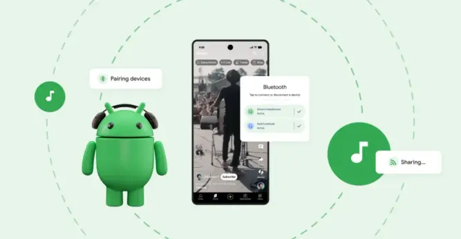 Erweiterte Audiofunktionen für Pixel-Handys mit Bluetooth LE Audio