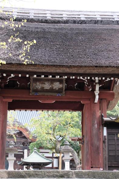 A gate to the main temple building
