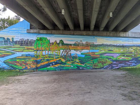 Artwork by Mykolė Ganusauskaitė in Vilnius, Lithuania