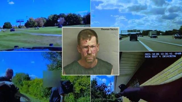 Watch Michigan police chase that reached 104 mph, went through golf course, wrong way on highway