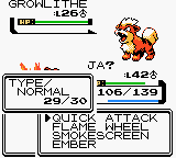 Screenshot of Pokémon Gold